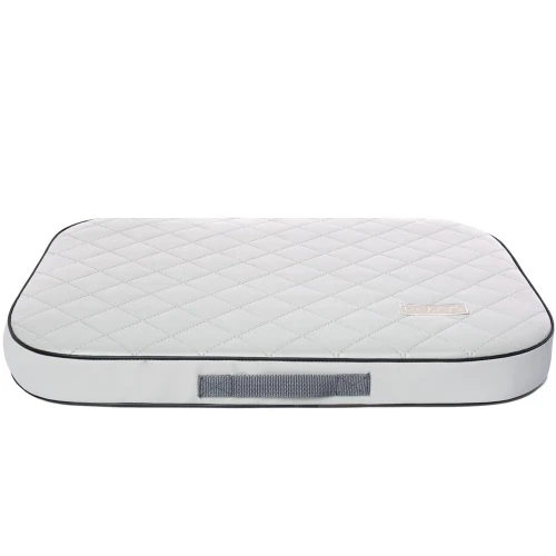 Wodoodporny materac ortopedyczny dla psa - kolor jasny szary