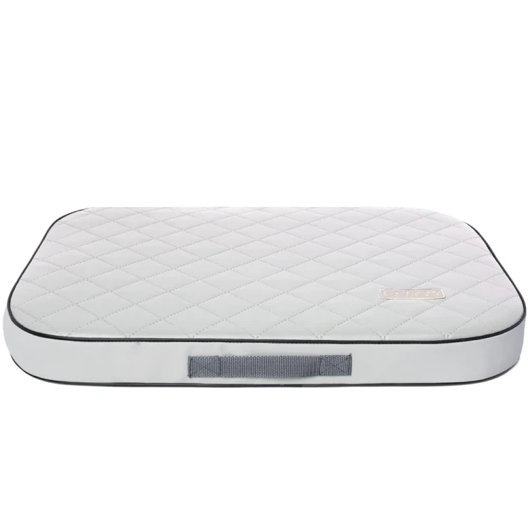 Wodoodporny materac ortopedyczny dla psa - kolor jasny szary