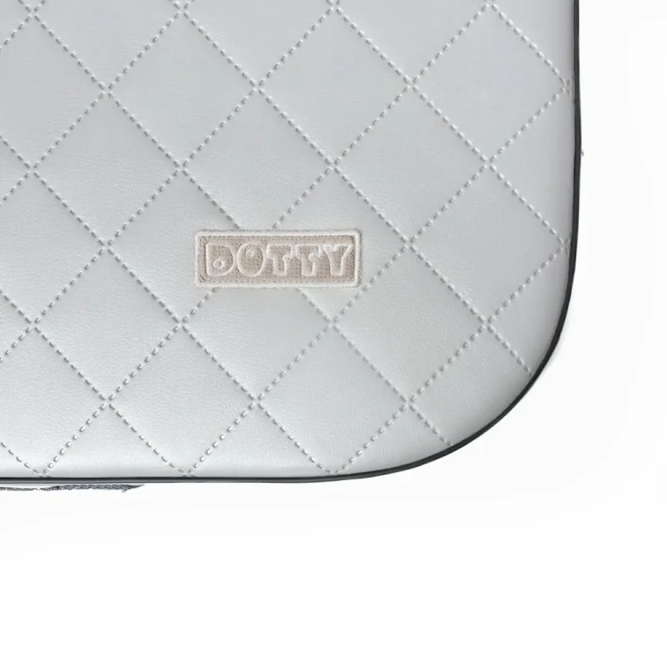 Wodoodporny materac ortopedyczny dla psa - kolor jasny szary