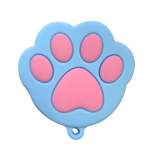 Pokrywka silikonowa łapka - uniwersalna pokrywka do puszki - Niebieska.webp