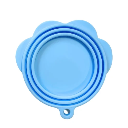 Pokrywka silikonowa łapka - uniwersalna pokrywka do puszki - Niebieska1.webp