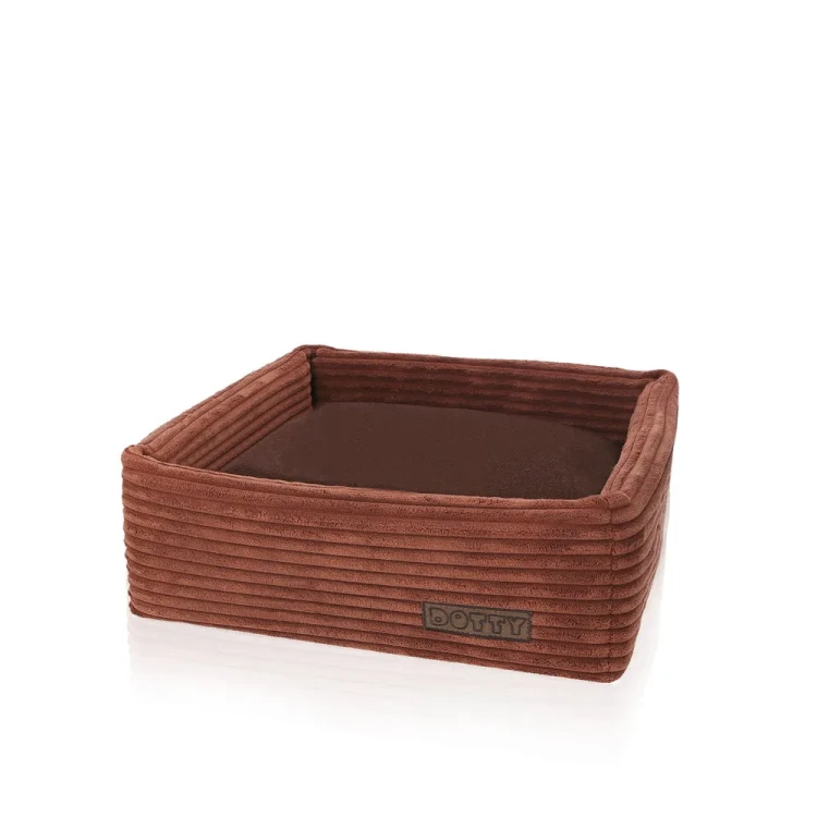 CUBE kwadratowe legowisko dla psa DOTTY - kolor miedziany
