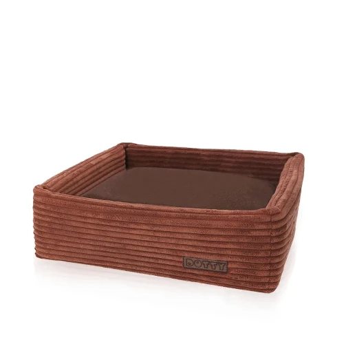 CUBE kwadratowe legowisko dla psa DOTTY - kolor miedziany