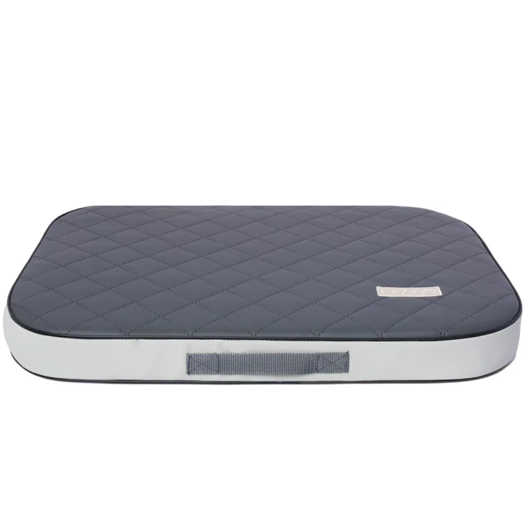 Wodoodporny materac ortopedyczny dla psa  - kolor grafitowo-szary