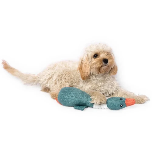 Maskotka Kaczuszka - piszcząca zabawka dla psa1.webp