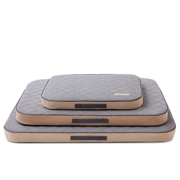 Materac ortopedyczny dla psa - szary