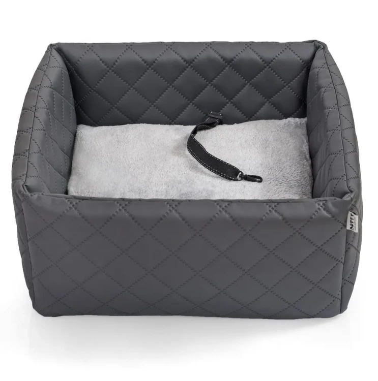 Poduszka do fotelika samochodowego obszytą kocykiem