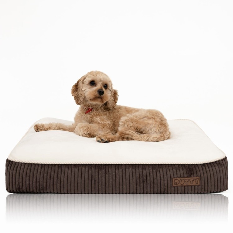 Legowisko ortopedyczne dla psa - czekoladowy brąz