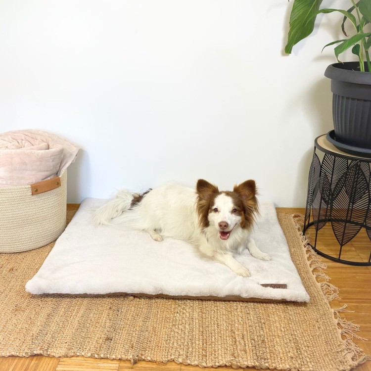 Mata futerkowa - kremowa