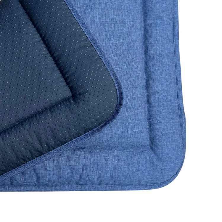 Mata dla psa z łapką - granatowa