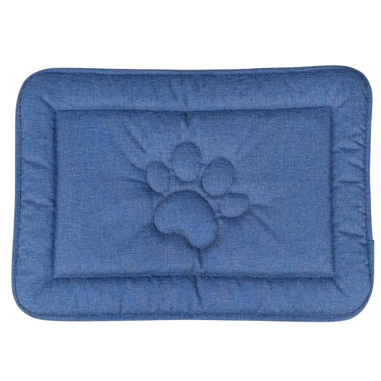 Mata dla psa z łapką - granatowa