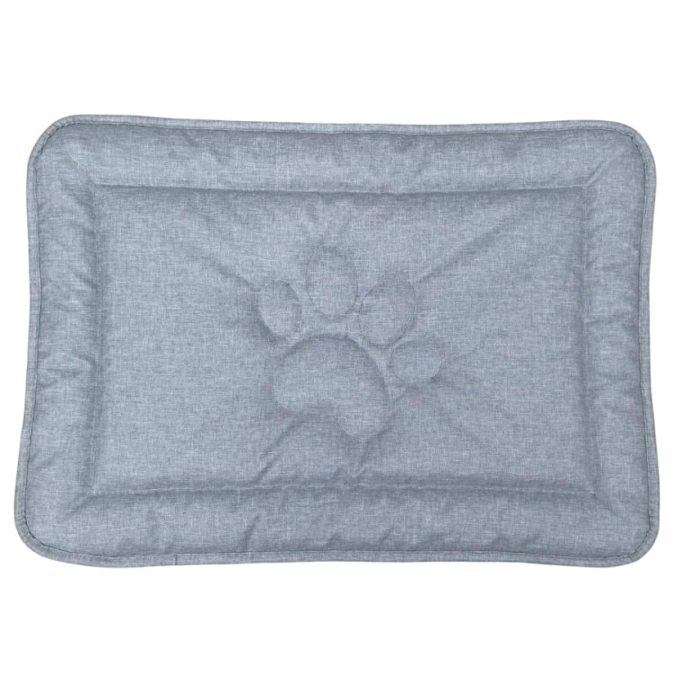 Mata dla psa z łapką - jasna szara