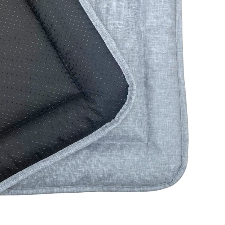 Mata dla psa z łapką - jasna szara