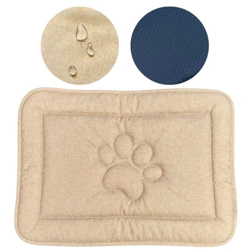 Mata dla psa z łapką - beżowa