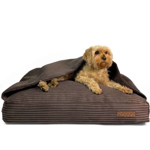 Legowisko Norka Premium / Brązowy sztruks