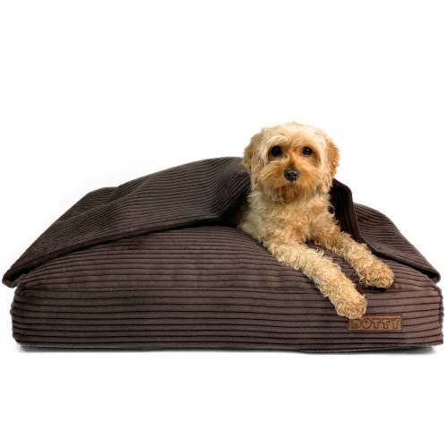 Legowisko Norka Premium / Brązowy sztruks