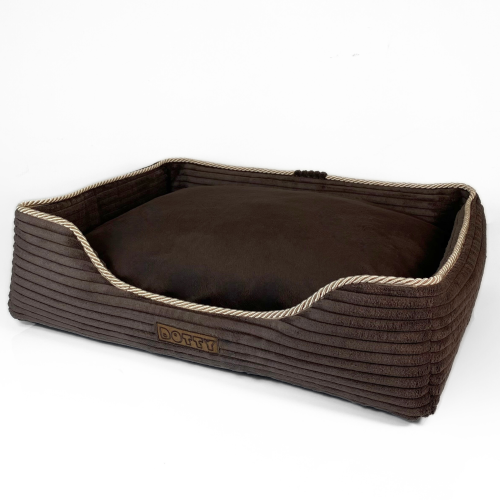 Legowisko prostokątne - czekoladowy brąz