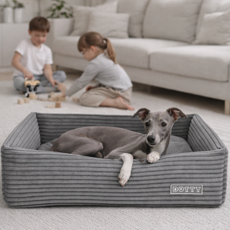 Legowisko do klatki - grafitowe