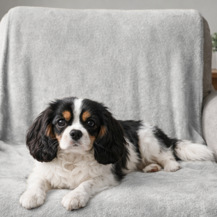 Miękki polarowy kocyk dla psa lub kota - szary