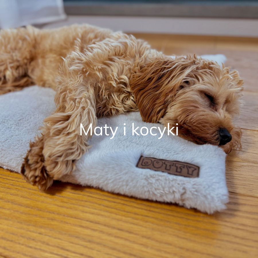 Miękka mata dla psa DOTTY - grube futerko