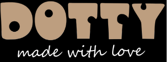 Logo DOTTY na czarnym tle