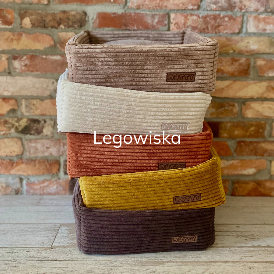 Legowisko dla psa DOTTY w jesiennych kolorach